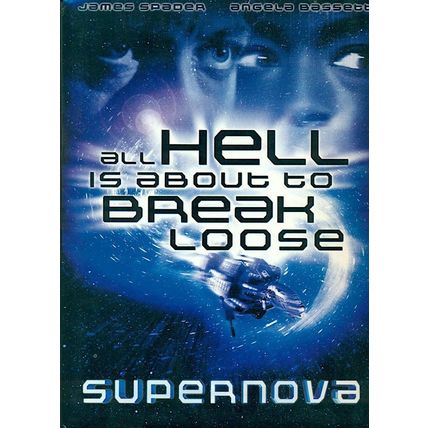 2000’s SUPERNOVA original press kit w/3 stills & 7 slides. Deep space tale!