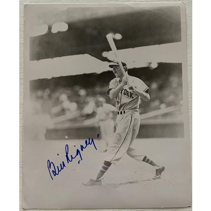 Bill Rigney (d. 2001) Signed Autographed Vintage 8x10 Photo New York Giants
