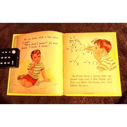 Tell-A-Tale Series Peter's Pencil By Paula Hurley Butler 1953 Very Good Shape
