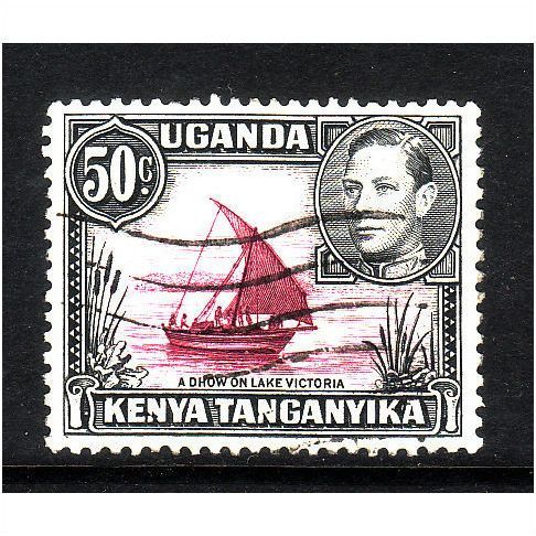 Kenya Uganda & Tanganyika 1949 50c Purple and Black Fine used