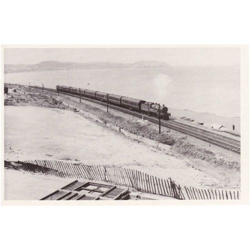 Railway Postcard LMS Compound 41103 LLANDULAS c1950 Loco North Wales Express