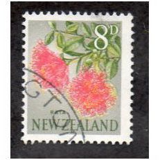 NZL 1960 8d 'FLOWERS -RATA' FINE USED (EBID26-260)