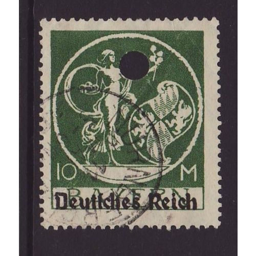 Germany 1920 SG 135 Used - Perfin (E-746)