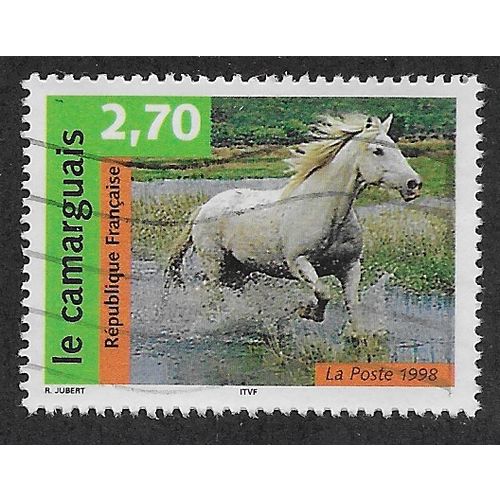 FRA 1998 2.70F 'HORSES - CAMARGUE' FINE USED (EBID58-034)