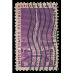 Used 852 3c Golden Gate Very Fine M08234
