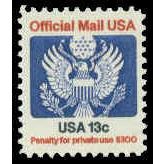 O129 13c Eagle Fine MNH G0610