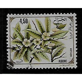 ALGERIA 1993 FRUIT TREE BLOSSOM 4.50 MEDLAR BLOSSOM SG 1120 FINE USED