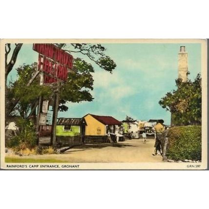Gronant, Flintshire - Rainford's Camp Entrance - Marimex postcard c.1950s