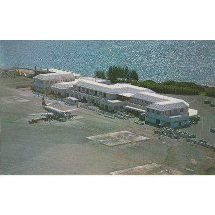 Bermuda Air Terminal Airport Postcard