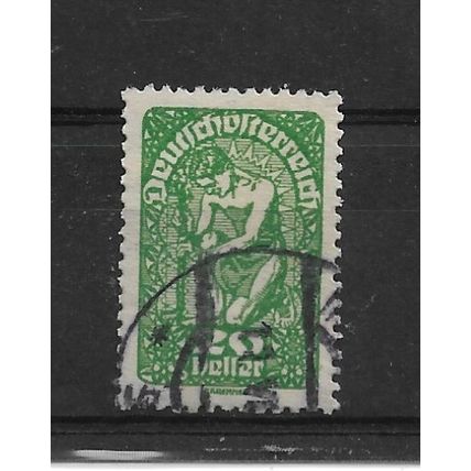 Austria.SG344 20h "New Republic" (Green).Fine Used.Aug22a