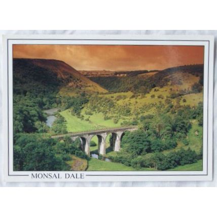 1990 postcard Monsal Dale