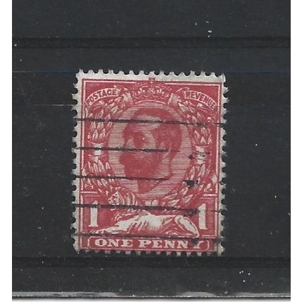 GB.SG327 1d Scarlet.Fine Used.Jun25b