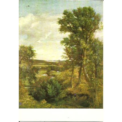 Art JOHN CONSTABLE Dedham Vale Postcard (Medici 1724)