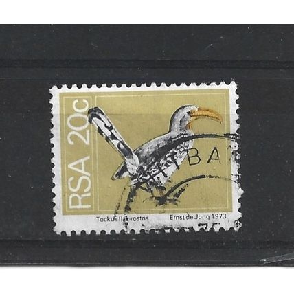 SouthAfrica.SG359 20c Yellow-billed Hornbill.Fine Used.Sep25f