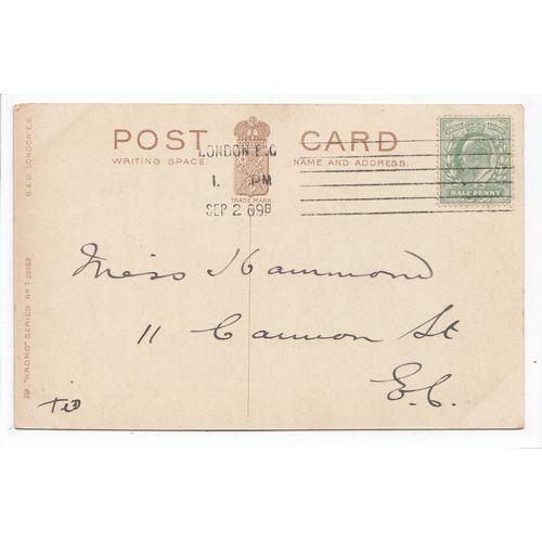 St Mary's Church Chatham Kent 1909 B & D Postcard