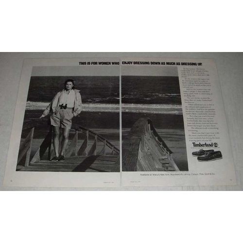 1984 Timberland Shoes Ad - Enjoy Dressing Down