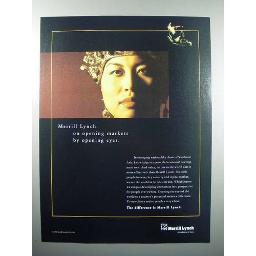 1996 Merrill Lynch Brokers Ad - Opening Markets