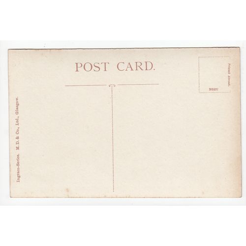 St Andrews Hall Glasgow Postcard Gordon Tartan Ingram Series