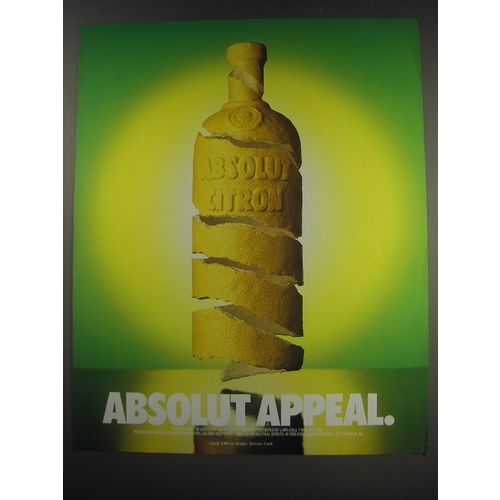 1991 Absolut Vodka Ad - Absolut Appeal