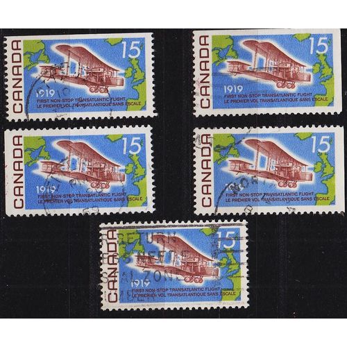 KANADA CANADA [1969] MiNr 0436 ( O/used ) [01] Flugzeug div Zähnungen