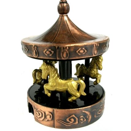 Carousel Die Cast Metal Collectible Pencil Sharpener