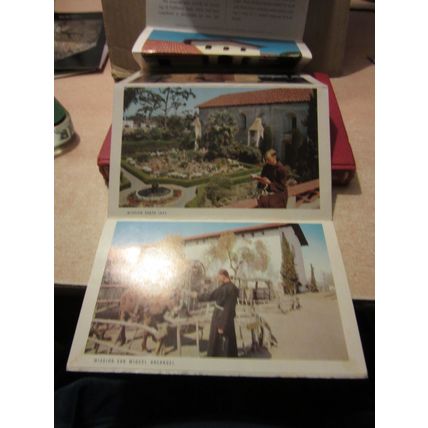 THE CALIFORNIA MISSIONS, CALIFORNIA, used vintage lettercard 12 views
