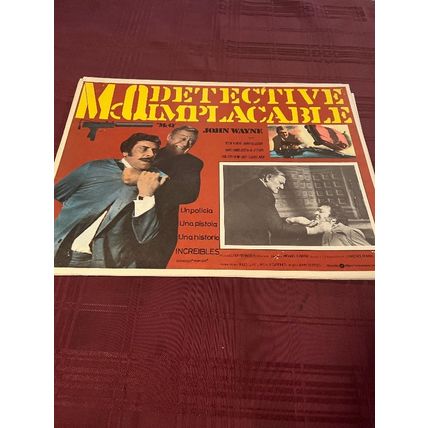 McQ..John Wayne..Detective..12 x 16 .Mexican LOBBY CARD #6