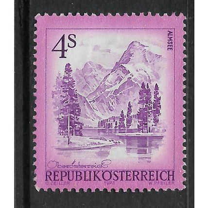 AUSTRIA 1973 VIEWS 4s ALMSEE VIOLET & LILAC SG1681 FINE USED#