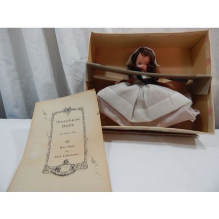 Storybook Doll, "Quaker Maid", #55, Bisque, Tag, Booklet, 5", Bisque,