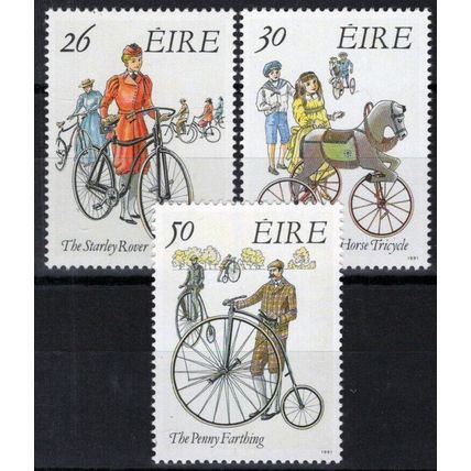 ZAYIX Ireland 824-826 MNH Irish Cycles Bicycles Transportation 101922S131