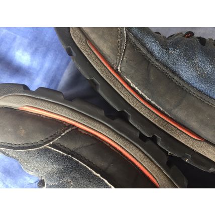 Mens Karrimor HOT ROCK LOW 00 BLUE/ORANGE HIKING Shoes UK Size 10 45 USA 11
