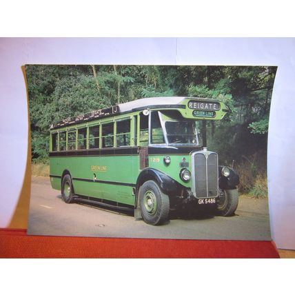 T type MOTOR COACH , London Transport Museum unused postcard #