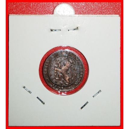 2 SOLD~RAMPANT LION (1877-1900): NETHERLANDS★ 1 CENT 1883! ★LOW START★NO RESERVE