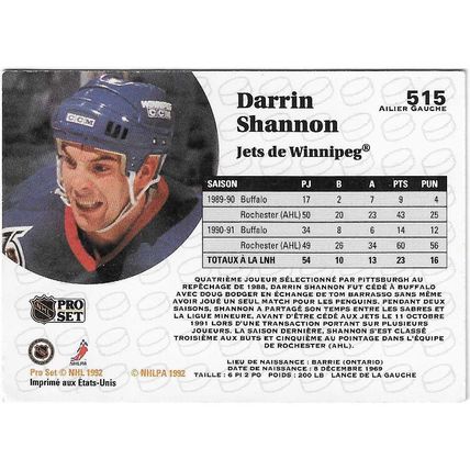 Darrin Shannon - Winnipeg Jets - Pro Set French