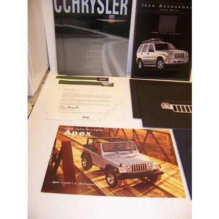 2002 CHRYSLER 300M CONCORDE PT SEBRING PROWLER NEON JEEP SALES BROCHURES (8)