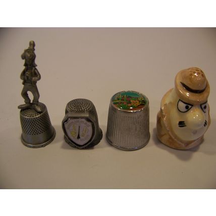 32 ASSTD THIMBLES VACATION DESTINATIONS: AZ CA CO DC FL IN LA NY OR VA + INT'L