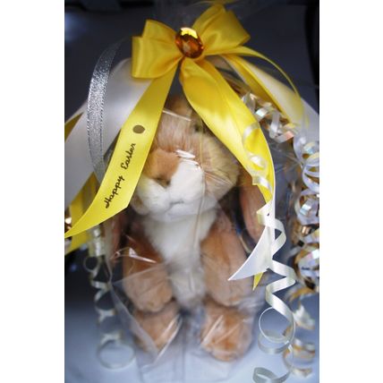 EASTER BUNNY 12" cuddly toy as it is, personalised, gift wrapped, 3 options