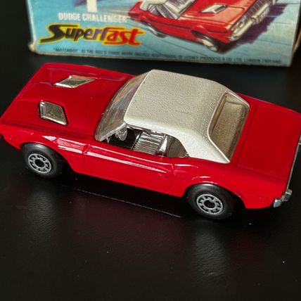 RARE CHROME INTERIOR MATCHBOX LESNEY SUPERFAST No 1 DODGE CHALLENGER MINT IN BOX
