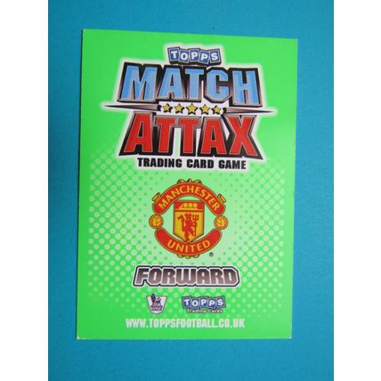 372. Dimitar Berbatov - FOIL - Man Utd - Match Attax 2010/11 Football Card EF1