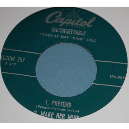 Nat King Cole – Unforgettable Songs by 7" Single 1958 JUKEBOX CENTRE