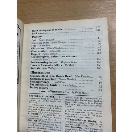 SUMMER 1985 "THE COUNTRYMAN" VOL 90 #2 ILLUSTRATED VINTAGE PAPERBACK BOOK (P2)