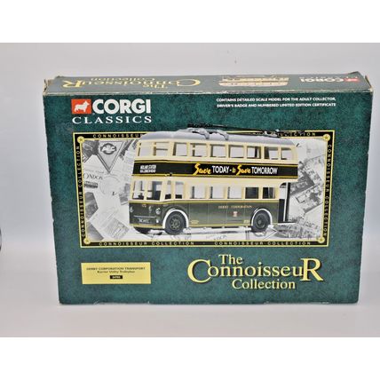 CORGI CLASSICS 34703 1:50 KARRIER UTILITY TROLLEYBUS DERBY CORP TRANSPORT BOXED