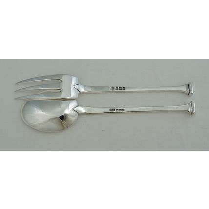 Cased Sterling Silver Christening Set, Sheffield 1915/6, silver 51g.