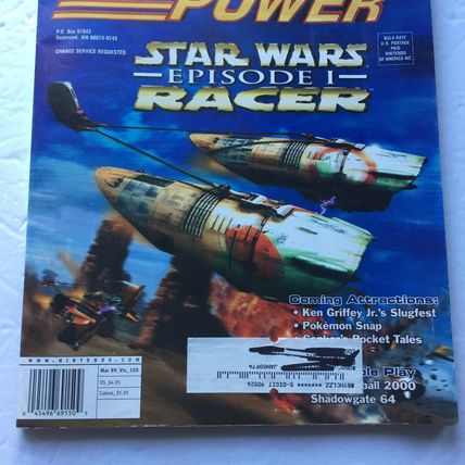 May 1999 Nintendo Power Magazine - Star Wars Racer Cover