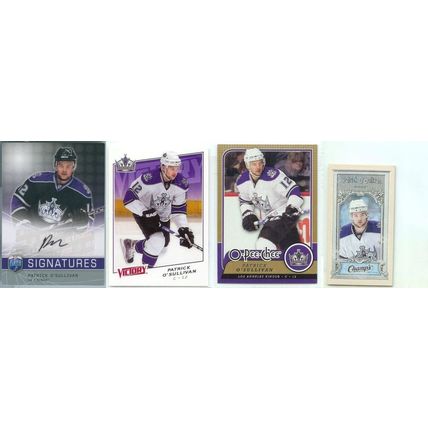 Patrick O'Sullivan 8x card lot incl Autograph, Mini, Sticker