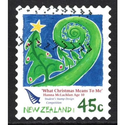 NEW ZEALAND 2006: CHRISTMAS - 45c USED (G2)