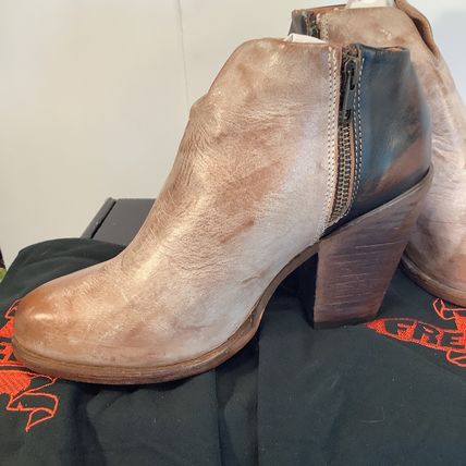 Freebird Detroit Leather Boot SZ 9 Nib Taupe NOB B2