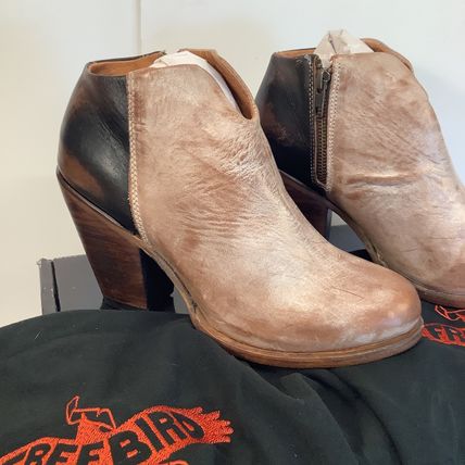 Freebird Detroit Leather Boot SZ 9 Nib Taupe NOB B2
