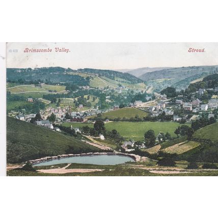 EC337 BRIMSCOMBE VALLEY, STROUD . PRINTED POSTCARD