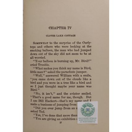 1931 THE CURLYTOPS AT HAPPY HOUSE or MYSTERY OF CHINESE VASE by HOWARD R GARIS